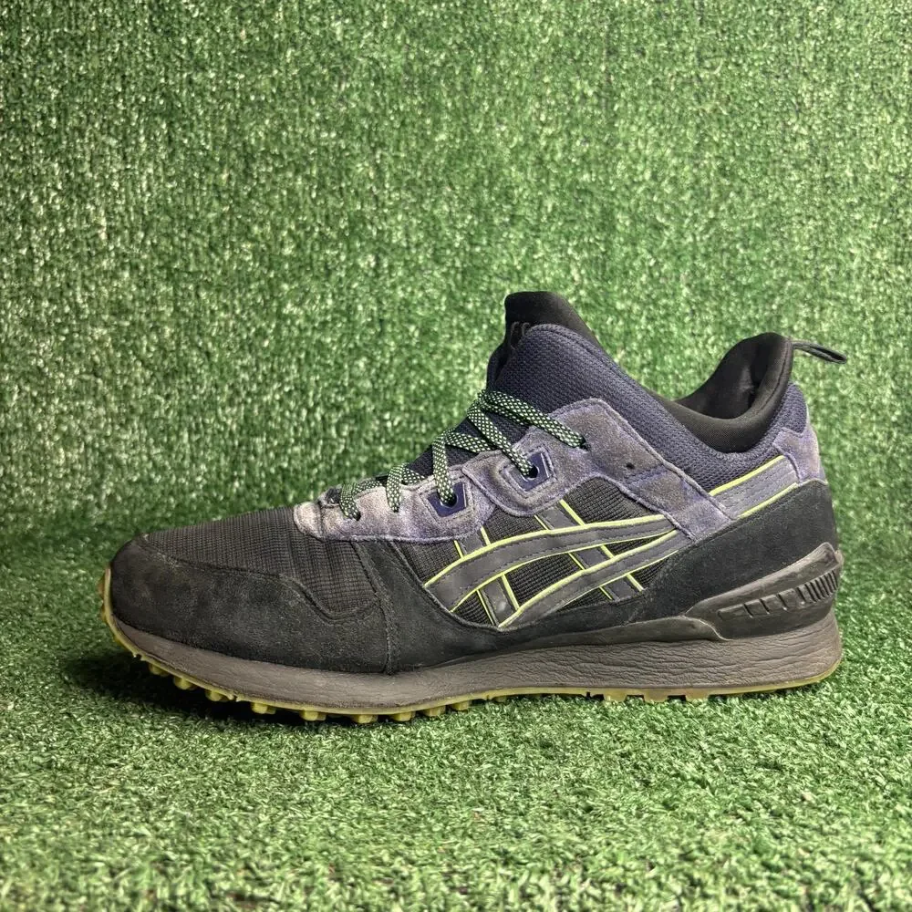 Asics Gel-Lyte MT Sneakers Suede Synthetic Black Navy Shoes Men Size‎ 12